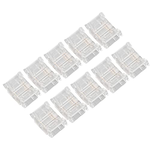 Fafeicy Streifenverbinder, 10 Stück, 3-polig, 10 Mm, COB-Streifenverbinder, Streifen zu Streifen, Schnelle Verbindung, Lückenlose, Lötfreie LED-Verbinder für Streifen, Trimmen Fafeicy Streifenverbinder, 10 Stück, 3-polig, 10 Mm, COB-Streifenverbinder, Streifen zu Streifen, Schnelle Verbindung, Lückenlose, Lötfreie LED-Verbinder für Streifen, Trimmen von Fafeicy