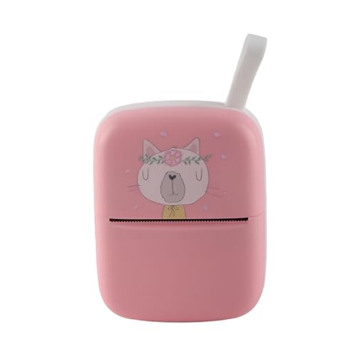 Fafeicy Mini-Thermodrucker, Mini-Drucker, Taschendrucker, 200 DPI, Tragbar, Mobiler Fotodrucker, Taschen-Tintenloser Thermodrucker, Tintenstrahldrucker-Tinte von Fafeicy