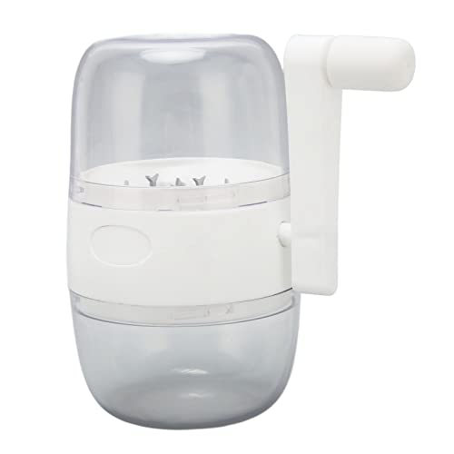 Fafeicy Nussschleifer Handkurbel Handbuch Nusshacker mit Edelstahlblättern und Anti -Schlupfgriff für Knoblauchgingersamen Kräuter von Fafeicy