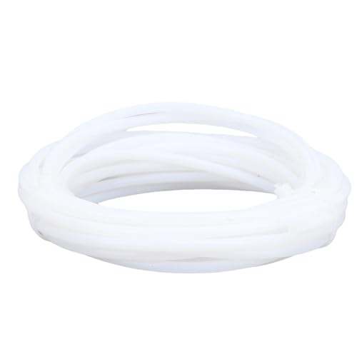 Fafeicy PTFE Tube 5m für 3D-Drucker, 2,5 X 4 Mm Extruderrohre, Filamentführer mit Niedriger Ausnahme für den Glatten Druck (WHITE) von Fafeicy