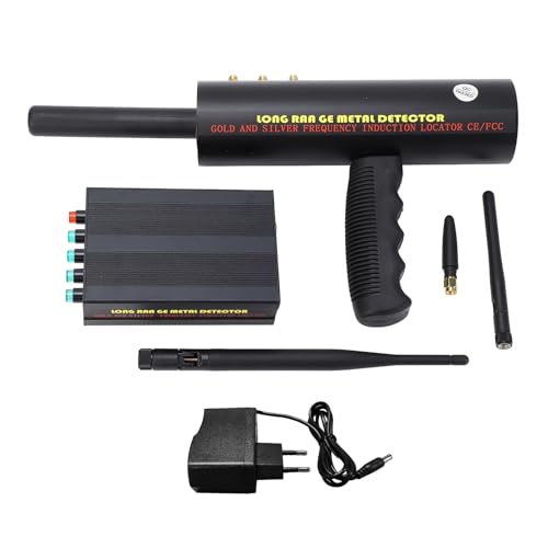 Fafeicy Professioneller Metalldetektor -Goldfinder mit 1000 M Range 20m Tiefe 3 Antennen für die Archäologie -Sicherheitsinspektion von Schatzjagd (EU-Stecker) von Fafeicy