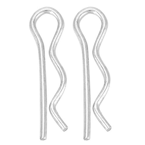 Fafeicy R -Cotter -Stift, Halteclip 4 Größen 1,6 Mm 1,8 Mm 2mm 2,5 Mm Zinkplatt Metallbefestigungsclip füR Sicheres Befestigungsrost. (1,6 * 28 mm (30pcs)) von Fafeicy