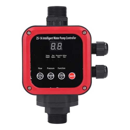 Fafeicy Smart Controller, Automatischer Druckregelschalter 220 V mit Digitalem Display 5 Modi 0-10 Bar für Selbstprimingstrahlzentrifugal-Tauchpumpen von Fafeicy
