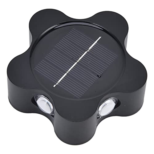 Fafeicy Solar Wandleuchte, 5 LEDs Outdoor Solarlampe, IP65 Solarleuchten Outdoor Wasserdicht für Hinterhof, Terrasse, Wand, Deckgeländer, Treppenhandlauf von Fafeicy