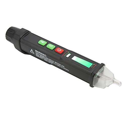 Fafeicy Spannungstester Stiftspannungsdetektor Stiftspannung Messstift mit LED-Taschenlampenschall Licht Alarm 12V-1000V Empfindlichkeit für Live-Draht-Bruchpunkt-Erk Fafeicy Spannungstester Stiftspannungsdetektor Stiftspannung Messstift mit LED-Taschenlampenschall Licht Alarm 12V-1000V Empfindlichkeit für Live-Draht-Bruchpunkt-Erk von Fafeicy