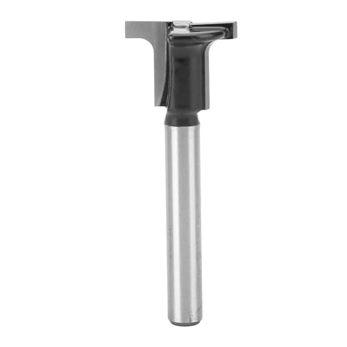 Fafeicy T Slotschlüssel -Router -Bit, 1/4 Zoll Schaft 3/8 1/2 Zoll Klingen Durchmesser T Track -Schlitzmühlenschneider für Holzbearbeitung, DIY -Projekte von Fafeicy
