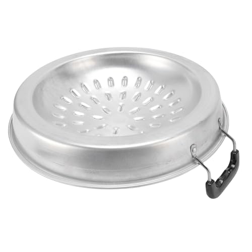 Fafeicy Thailand BBQ Grill Pfanne Sogar Wärmeverteilung Aluminium Heißtopfgrill Holzkohlepfanne für Familienfindung Gasherd für Holzkohlegrill - Aluminium (35 cm/13.78in Originalfarbe) von Fafeicy