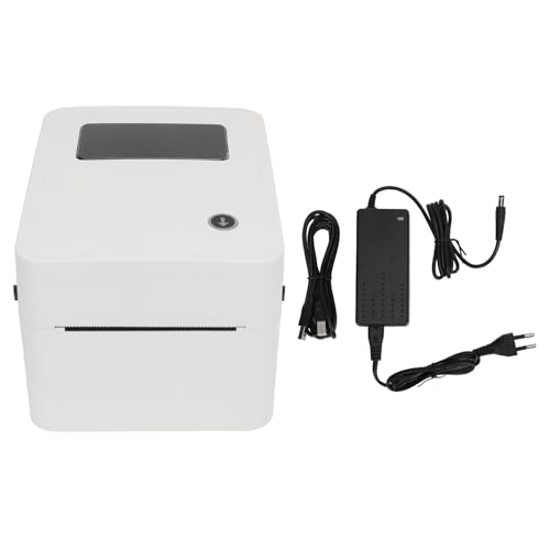 Fafeicy Thermo-Versandetikettendrucker, 110-mm-USB-Wireless-Etikettendrucker für, IOS, Schnelles und Effizientes Drucken, Umfangreiche Druckoptionen (EU-Stecker) von Fafeicy