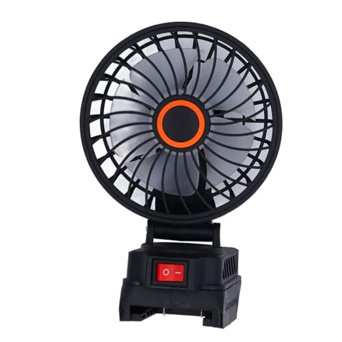 Fafeicy Tragbarer Camping -Lüfter, Wiederaufladbare Lithiumbatterie -Outdoor -Lüfter, Kompaktes Design und Multi -Winkel für Heim- und Outdoor -Aktivitäten Verstellbar von Fafeicy