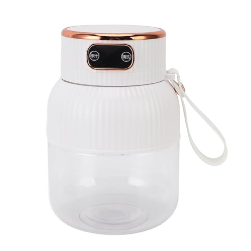 Fafeicy Tragbarer Juicer mit Großer Kapazität Effizient zu Verwenden, um Einen Elektrischen Mixer für Versammlungen zu Verwenden, 600 Ml (WHITE) von Fafeicy
