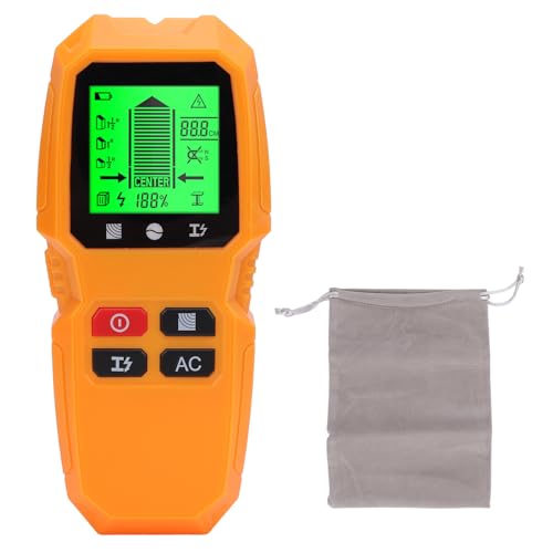 Fafeicy Wall -Bod -Finder -Scanner, 5 in 1 Holzmetalldetektor mit LCD -Display Zum Lokalisieren von Kabelndrähten Stufen in Wänden Deckenböden Böden von Fafeicy