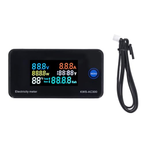Fafeicy Wechselstrom -Voltmeter Amperemeter 7 IN1 Multimeter -Spannungsstrom -Leistungsstrom -LCD -HD -Display für den Industriellen Gebrauch von Fafeicy