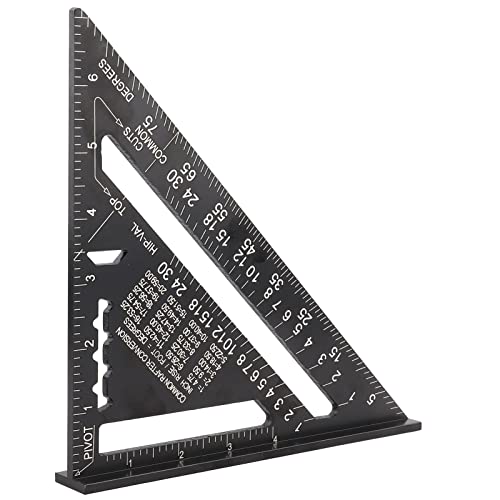 Fafeicy Werkzeug mit 0-90 ° Skala für Bauherren, DIY-Liebhaber und Künstler für Winkelschnitte und Umbauprojekte (UK Standard) von Fafeicy