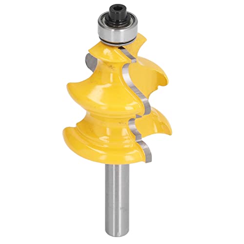 Fräser für Bilderrahmen, Holzbearbeitungsfräser aus Kohlenstoffstahllegierung, 38 Mm Durchmesser 1‑1/2 Zoll Fräser für Sperrholz Hartholz(8mm Griff) von Fafeicy