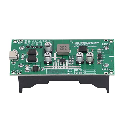 Hochleistungs-USV-Batterie-Boost-Lademodul, 15 W, 3 A, 18650-Lithium-Batterieladegerät, USV-Netzteil (9V) von Fafeicy