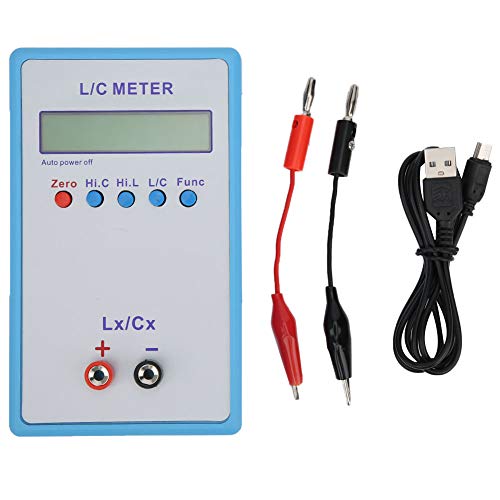 LCR-Messgerät, Induktivitätskapazitätsmesser, Kapazität Multimeter Handheld L/C-Messgerät, LC-200A Elektrisches ABS LCR Multimeter von Fafeicy
