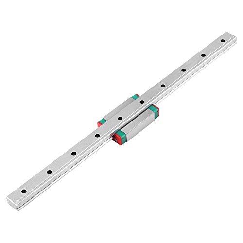 Linearführung Miniatur-Lineargleitschiene mit 1 Stück Linearlager-Gleitblock für Roboterarme Präzisionsmessmaschine (250mm) von Fafeicy