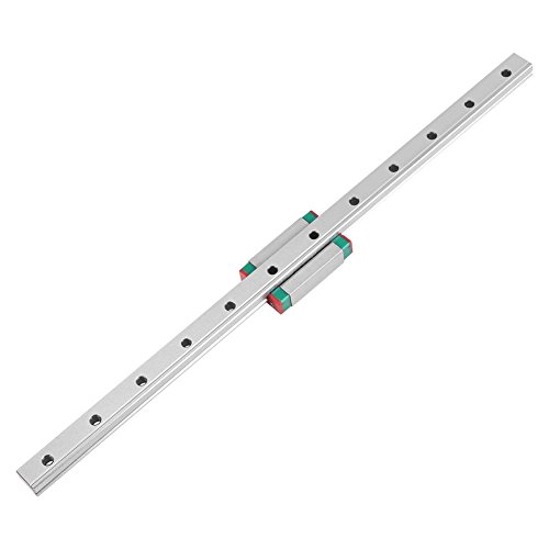 1 Stück Linearführung Linearschiene Miniatur Lineargleitschiene Linearlager-Gleitblock für Roboterarme Präzisionsmessmaschine (300mm) von Fafeicy