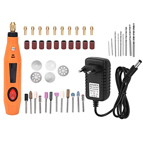 Mini-Schleiferset, Akku-Rotationswerkzeug, DC 12V Mini-Rotations-Multitool-Kit mit variabler Geschwindigkeit, 46-teiliges Zubehör-Kit Elektrische Rotations-DIY-Schleifmaschine zum Polieren, Gravieren Mini-Schleiferset, Akku-Rotationswerkzeug, DC 12V Mini-Rotations-Multitool-Kit mit variabler Geschwindigkeit, 46-teiliges Zubehör-Kit Elektrische Rotations-DIY-Schleifmaschine zum Polieren, Gravieren von Fafeicy
