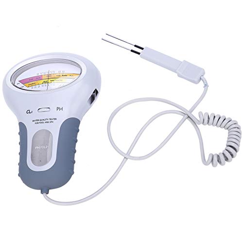 Fafeicy PC-102B CL2 Chlor- und PH-Tester Schwimmbad Spa Wasserqualitätsanalysator mit Sonde, Kunststoff, Ph-, Leitfähigkeits- Und Tds-Messgeräte von Fafeicy