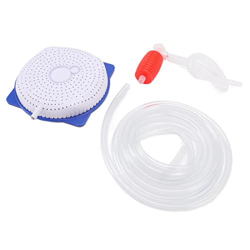 Poolabdeckung Abflusser Automatischer Poolabdeckung Abfluss, Automatischer Poolabdeckung Abfluss Wasser Siphon -Plastikpumpenbeckenabdeckung Tragbare Automatische Wassersiphonpumpe für Schwimmbad von Fafeicy