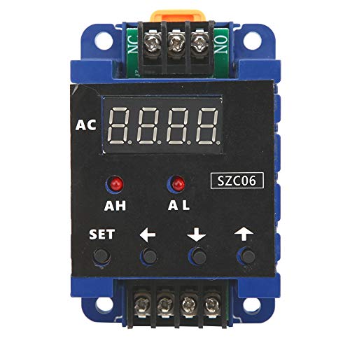 SZD06 AC110‑220V AC Digitales Amperemeter, 0,3‑50A Messbereich Oberer Unterer Grenzwert Alarmverzögerungsrelais Detektor zur Messung und Anzeige Eines Einzelnen Stroms im Stromkreis(200A) von Fafeicy