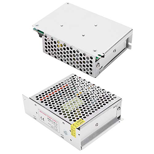Schalter Netzteil Treiber Adapter DC12V Aluminiumlegierung LED-Bildschirm Lichtleiste 3D-Drucker (S-100-12 (12V/8.5A/100W) AC100-240V) von Fafeicy