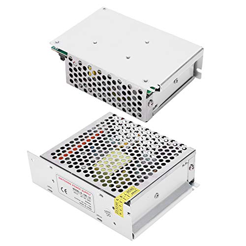 Schalter Netzteil Treiber Adapter DC12V Aluminiumlegierung LED-Bildschirm Lichtleiste 3D-Drucker (S-120-12 (12V/10A/120W) AC100-240V) von Fafeicy