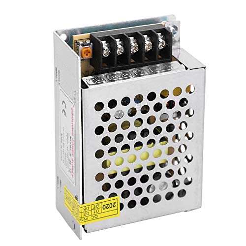 Schalter Netzteil Treiber Adapter DC12V Aluminiumlegierung LED-Bildschirm Lichtleiste 3D-Drucker (S-36-12 (12V/3A/36W) AC100-240V) von Fafeicy