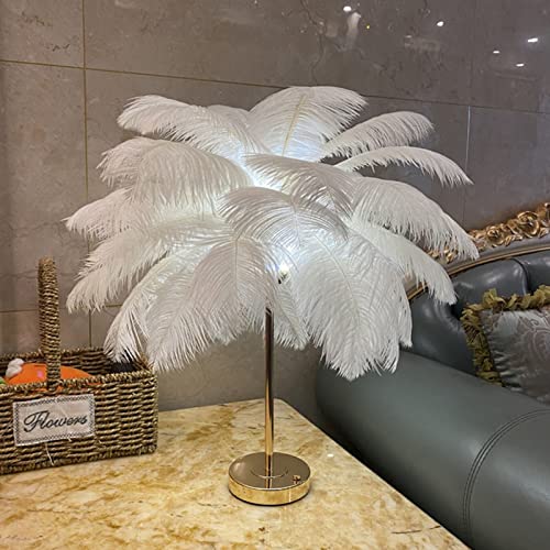 Schreibtischlampe Berührungsempfindlich, Federtischlampe ， Moderne Federlampe Nachttischlampe für Schlafzimmer Nachttischlampe Schreibtisch Nachtlicht, Tischlampen von Fafeicy