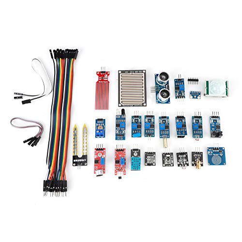Sensormodul-Kit für Raspberry Pi, 22-in-1-Anfänger-Lernkomponente Elektronische Komponente, Kompatibel für Raspberry Pi und STM32 Sensormodul-Kit für Raspberry Pi, 22-in-1-Anfänger-Lernkomponente Elektronische Komponente, Kompatibel für Raspberry Pi und STM32 von Fafeicy