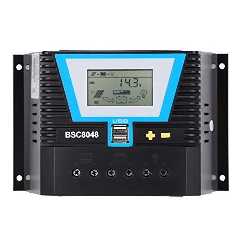 Fafeicy Solarregler, Wasserdichter Solarpanel Regler BSC8048 80A 12V/24V/36V/48V Multifunktional Solarregler für Verschiedene Batterien Fafeicy Solarregler, Wasserdichter Solarpanel Regler BSC8048 80A 12V/24V/36V/48V Multifunktional Solarregler für Verschiedene Batterien von Fafeicy