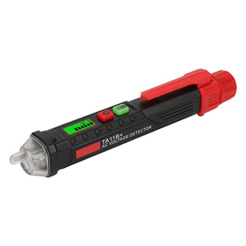 TA11B Digitalanzeige Spannungsprüfer, Berührungsloser Test Bleistift Elektrischer Stift Elektriker Multifunktionswerkzeug, Ton/Licht/Analogleiste Alarmmodus, 12V ~ 1000VAC Wechselspannung, Teststift von Fafeicy