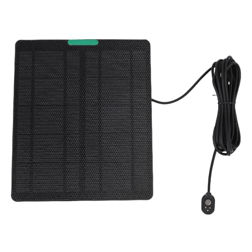 Fafeims 10 -W -Überwachungskamera Solarpanel, ETFE Monokristalline Ladegerät mit Montagekit für Pro 5S Ultra 2 Pro 3 Outdoor -drahtlose Kameras Kontinuierliche Stromversorgung (BLACK) von Fafeims