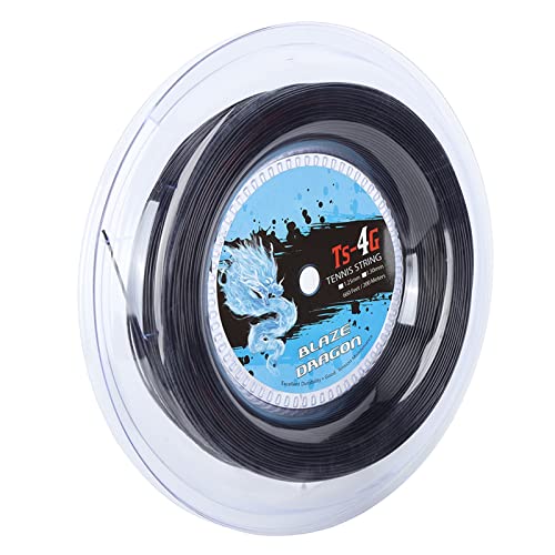 Fafeims 200 M Rollen Tennis Polyester Langlebige Offensivspieler, Verbesserte Spieler, Tragenresistent, Weiches Gefühl und Starke Leistung (1,30 mm) von Fafeims