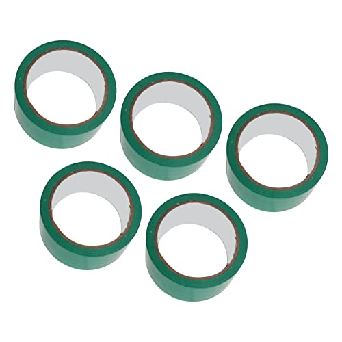 Fafeims Floor -Klebeband Langlebige Markierungslinie für Gymnasium, Basketball, Tennisplatz, 5pcs 5 Cm Breite (GREEN) von Fafeims