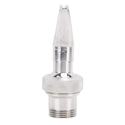 Fafeims Lüfterförmige Füllbrunnendüse aus Rostfreiem Stahl, 3/4 Zoll 1/2 Zoll Universal Flat Fountain Tond Water Düse Sprinkler für Gartenpool -Landschaftsgestaltung mit Breitem Lüfterspray -Design von Fafeims