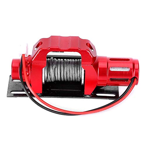 Fafeims RC Crawler Simulation Electric Winch Accessoire, Leicht und Langlebig, Präzise Angepasst, 4-Schrauben-4-Nuss-Baugruppe, Lochdauer von Fernstöcken, Sofortige Meisterschaft, Geeignet von Fafeims