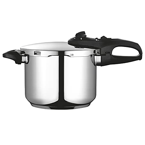 FAGOR Duo Schnellkochtopf, Edelstahl, 18/10, alle Herdarten – Impaksteel – maximale Widerstandsfähigkeit, 5 Sicherheitssysteme, 2 Druckstufen (6 l) von Fagor