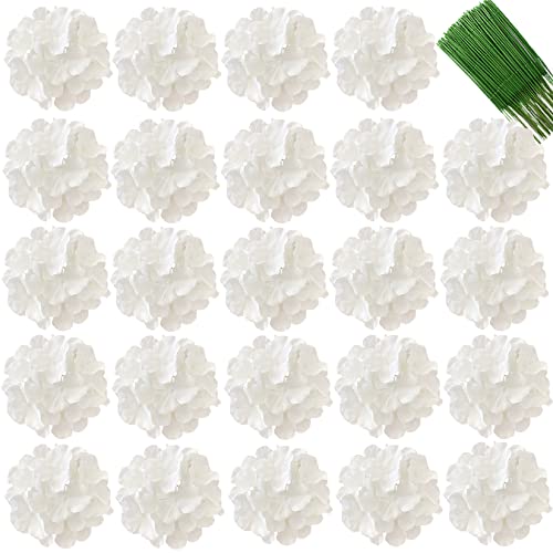 FagusHome 32 Stück künstliche Hortensien BlumeKöpfe 18cm Künstliche Blumen Köpfe mit Stielen Gefälschte Blumen in Weiß für Deko FagusHome 32 Stück künstliche Hortensien BlumeKöpfe 18cm Künstliche Blumen Köpfe mit Stielen Gefälschte Blumen in Weiß für Deko von FagusHome