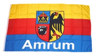 Fahne/Flagge Insel Amrum NEU 90 x 150 cm Flaggen von FahnenMax