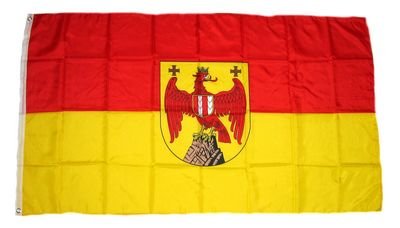 Fahne / Flagge Österreich - Burgenland NEU 90 x 150 cm von FahnenMax