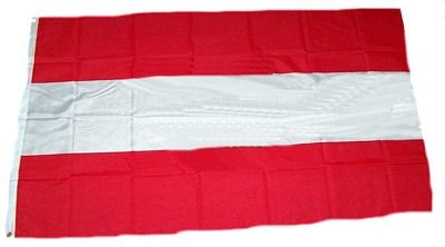 Fahne / Flagge Österreich ohne Wappen NEU 90 x 150 cm von FahnenMax