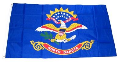 Fahne / Flagge USA North Dakota NEU 90 x 150 cm Flaggen von FahnenMax