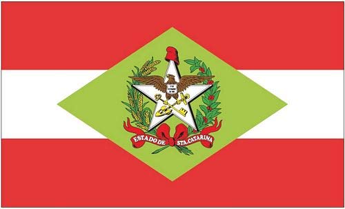 Fahne/Flagge Brasilien - Santa Caterina 90 x 150 cm von FahnenMax