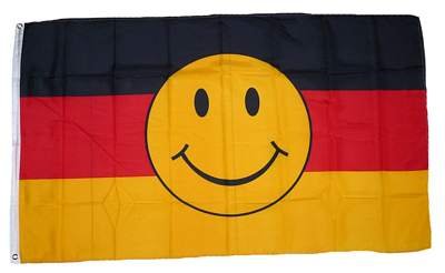 Fahne/Flagge Deutschland Smile NEU 90 x 150 cm von FahnenMax