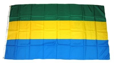 Fahne/Flagge Gabun NEU 90 x 150 cm Flaggen von FahnenMax