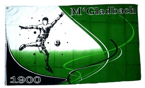 Fahne/Flagge Mönchgladbach Fußballer 90 x 150 cm von FahnenMax