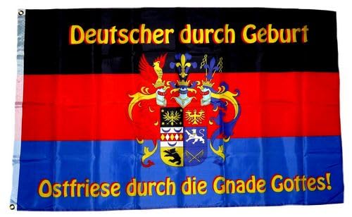 Fahne/Flagge Ostfriese durch die Gnade Gottes 90 x 150 cm von FahnenMax