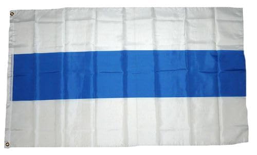 Fahne/Flagge weiß blau weiß Antikriegsflagge Russland 90 x 150 cm von FahnenMax